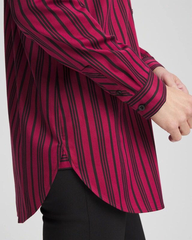No Iron Stripe Tunic - image 4